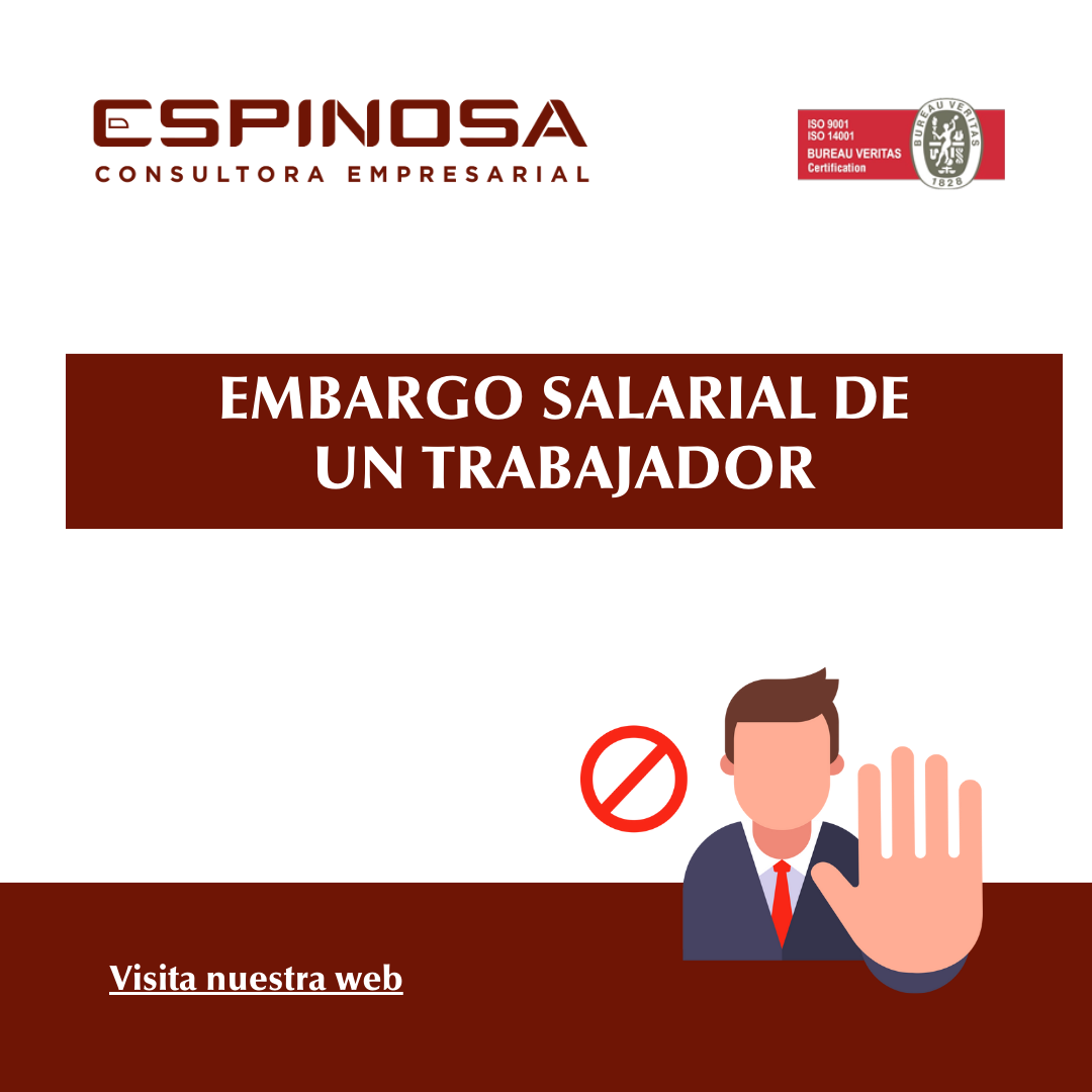 EMBARGO SALARIAL DE UN TRABAJADOR Consultoría Elche